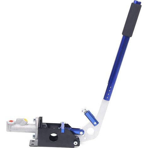 Hydraulische Handbremse Fly Off Rallye Drift Universal Hydraulische Handbrake Liegend Stehend Rallye Handbremse 50 x24.1 cm Blau