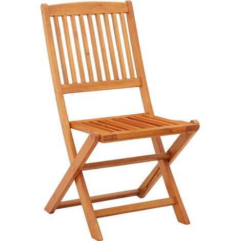 Maison Exclusive - Klappstühle, 2 Stück, aus massivem Eukalyptush (1/5)