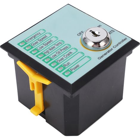 Contrôleur de groupe électrogène diesel ASM168 avec panneau de commande de démarrage automatique par LED, module de panneau de commande de groupe électrogène DC 8,0–45 V (1/5)