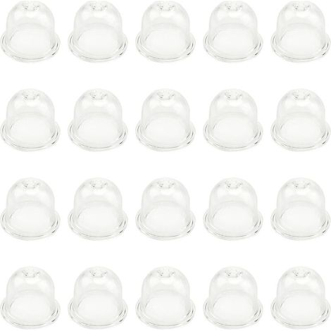 20 bombas de combustible, bombas de combustible para cortacéspedes, bombas de combustible para carburadores, para cortacéspedes, cortasetos, motosierras de gasolina (22 mm)