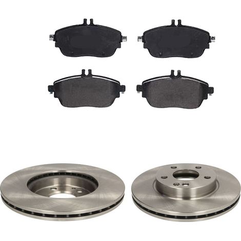 KIT FRENI ANTERIORI compatibile con MERCEDES-BENZ CLASSE B SPORTS TOURER (W245) - DISCHI + PASTIGLIE OEM: P 50 093 , P 50 094 / 17646 /SOSTITUZIONE DIRETTA/BASSA POLVERE/SILENZIOSO (1/5)
