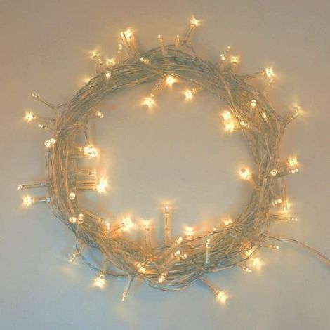 10 m guirlande lumineuse LED à piles, étanche IP44, 80 LED, modes multiples, décoration intérieure chambre et Noël (1/4)