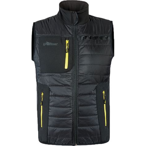GILET 'WALL' taglia L - black carbon  - UPOWER