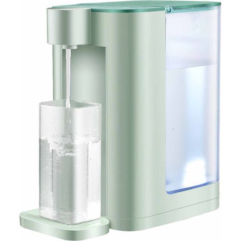 Distributeur d'eau de comptoir 3L, Chauffe rapide, 5 modes de température, Contrôle tactile, Machine à boire pour bureau/famille, Vert, Prise UE 200V (1/5)