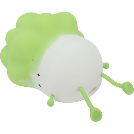 Veilleuse en silicone en forme de chou, support de téléphone portable en forme de légume, lampe de chevet rechargeable verte. (1/5)