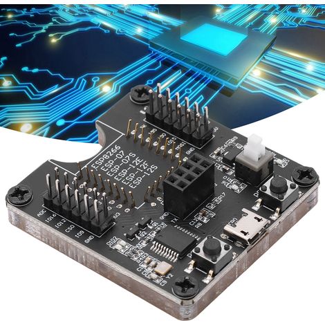 Carte de développement ESP8266 avec module WiFi, outil de programmation et test pour modèles 01, 01S, 12E, 12F, 12S, 18T (1/5)