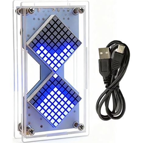 Minuteur électronique LED, sablier numérique, décoration (1/4)