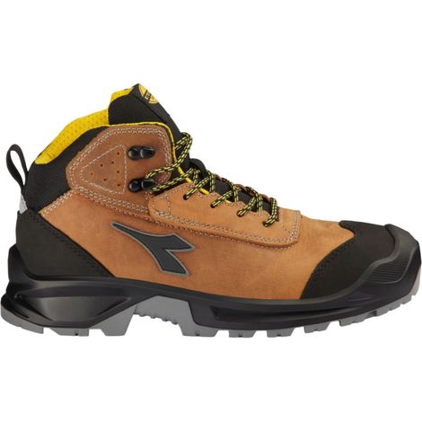 Scarpe alte antinfortunistiche Diadora Classic Mid S3S FO SC LG SR - 42 - Marrone (1/5)
