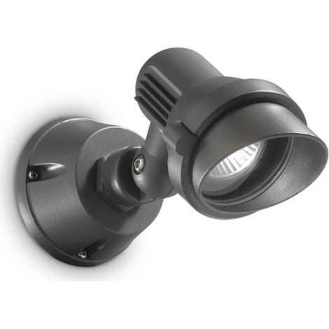 TERRA APPLIQUE DA ESTERNO ANTRACITE 1 LUCE ATTACCO GU10 10X25CM IP65 (1/4)