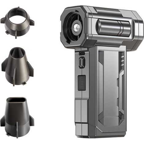 Filiyano-Ventilateur de camping Turbo Standard Edition – moteur sans balais 130 000 tr/min, rechargeable par USB, 4 vitesses, éclairage LED intégré (1/5)