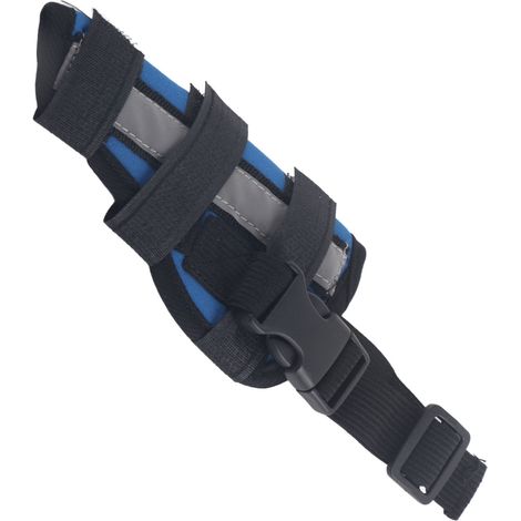 Attelle de jarret pour patte arrière de chien, respirante et stable, avec bande réfléchissante de sécurité pour la convalescence post-opératoire, taille XXS. (1/5)