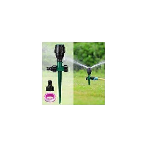 Irrigatore da giardino, irrigatore per prato a 360 gradi, irrigatore rotante, sistema di irrigazione automatico per giardino, spruzzatore per irrigazione per piante, fiori e verdure (1/4)