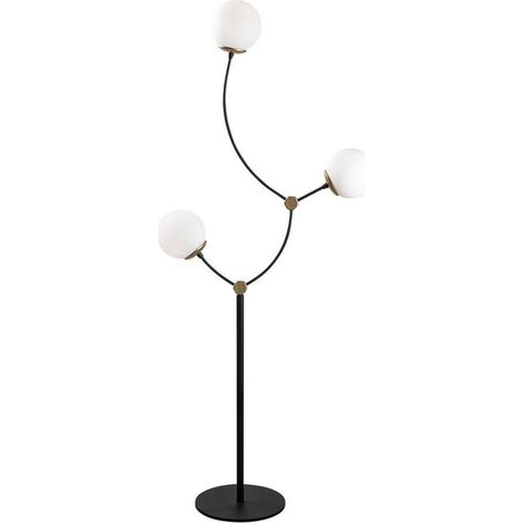 Lampadaire avec abat-jour en verre Modèle 5 (1/5)
