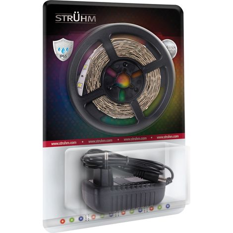 LATE LED 3MT 90 RGB BLISTER IP65 21,6W STRIP 1080LM (1/2)