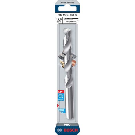 Bosch PRO Spiralbohrer Metal HSS-G, 12,5 x 101 x 151 mm (1/5)