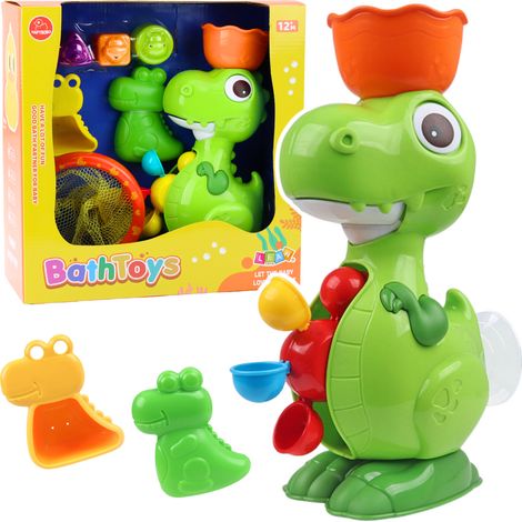 Badespielzeug-Set Dinosaurier mit Schleifzubehör, 8-teilig (1/4)