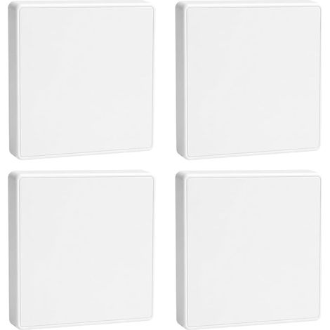 Lot de 4 cache-prises de type 86 - Blanc - Pour l'intérieur (1/5)