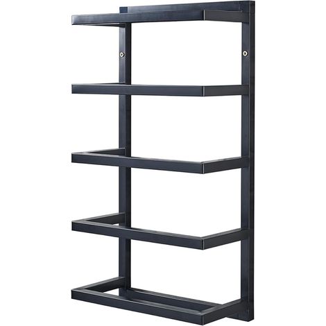 Industrial Wall-Mounted Towel Rack, Space-Saving Metal Towel Shelf for Laundry Room (1/5)