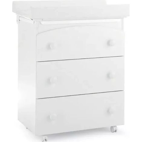 AZZURRA Mobile Bagnetto Fasciatoio  Cassetti Bianco (1/2)