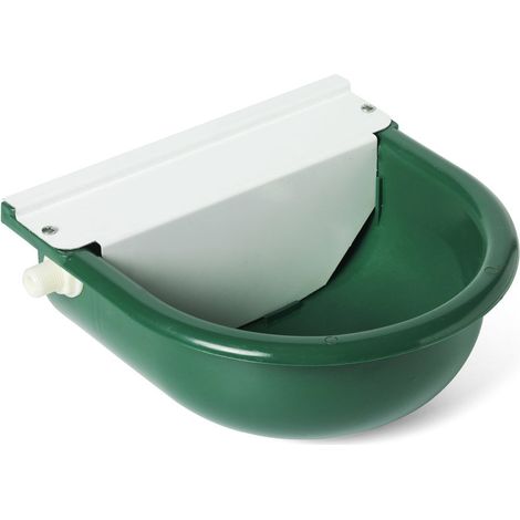 Unique, Vert: Abreuvoir en plastique à niveau constant pour chevaux boxeurs