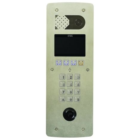 Platine vidéo à défilement 2VOICE graphique perçage T25 - Inox URMET D83/IG