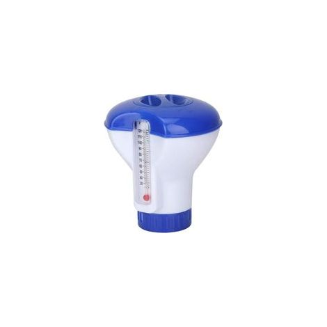 Distributeur de Produits Chimiques pour Piscine, Distributeur de Tablettes de Chlore Flottant pour Spa Extérieur et Intérieur Piscines Spas, Étangs à Poissons (1/5)