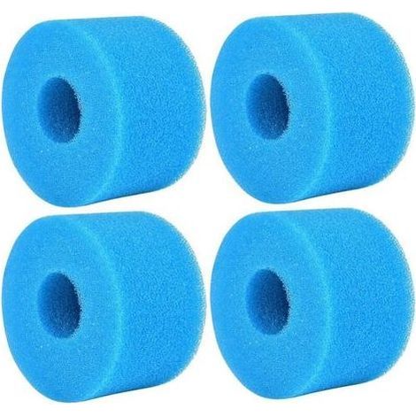 4-teiliger Filterschwamm, Schaumstofffilterkartusche, Schaumstoff für Schwimmbadfilter (1/5)