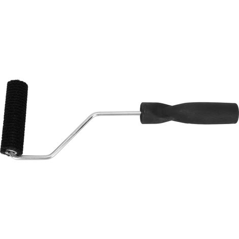 Rouleau en fibre de verre portable pour baignoire, outil de rouleau à poils pour la stratification de résine, rouleau à bulles pour fenêtre, baignoire, porte C