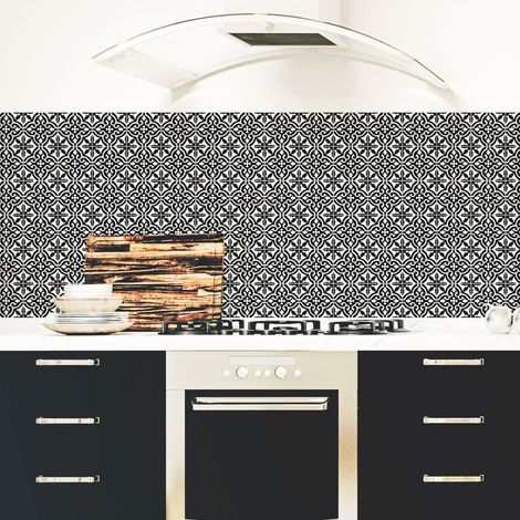 Sticker Mural Carrelage adhésif Cuisine Salle de Bain - 30 STICKERS CARREAUX DE CIMENT BUCAREST - 30stickers10x10cm (1/5)