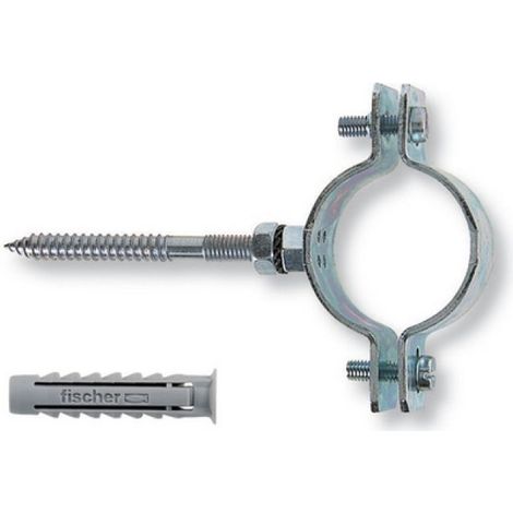 + COLLARI PESANTI IN ACCIAIO CON VITE E TASSELLI CPS pz. 1 x 3&quot