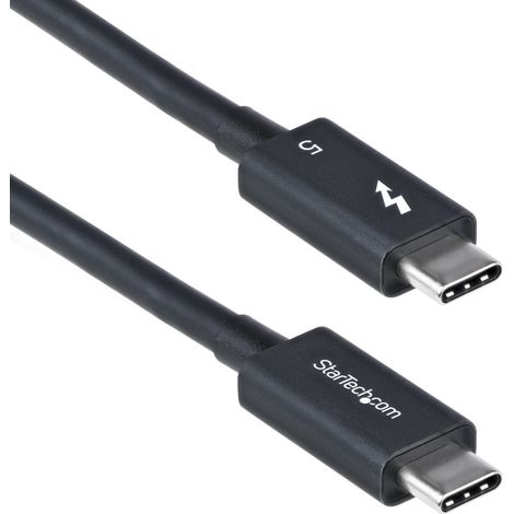 StarTech.com Cavo Thunderbolt 5 80 Gbps/fino a 120 Gbps da 50cm, 240 W PD, 8K 60 Hz, cavo Thunderbolt certificato - Compatibile con Thunderbolt 4/USB4/USB-C (1/4)