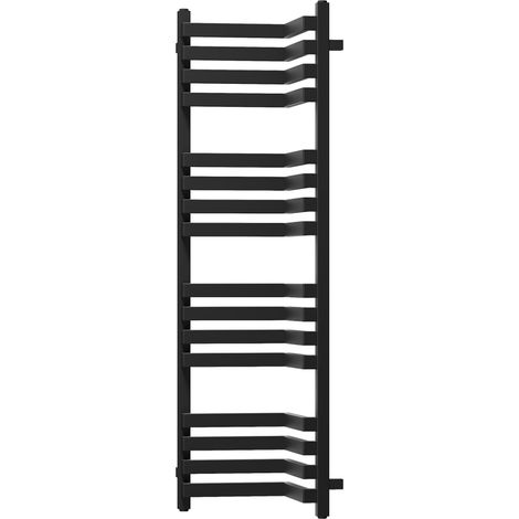 Radiateur salle de bain Mexen Loop 1250 x 375 mm, 666 W, noir - W129-1250-350-00-70 (1/3)