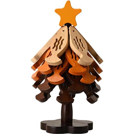 Dessous de plat en bois, forme arbre, isolant thermique (1/5)