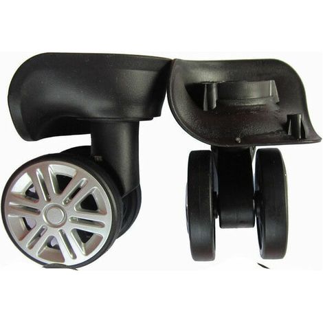 Roues De Valise De Rechange Pour Bagages Universelle Remplacement De La Roue Roulettes Valise De Voyage Bagages Valise Roue Gauche Et Droite Ensemble D'Accessoires De Réparation 1Paire (1/2)