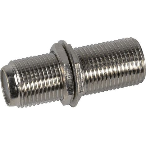 ADAPTADOR "F" HEM-HEM (TUERCA + ARANDELA)  - 417302