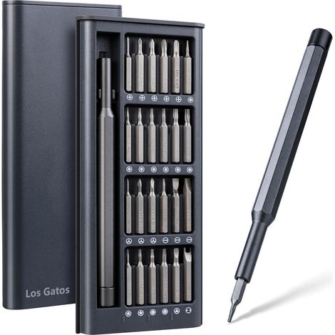 Schraubendreher Set Feinmechanik Mini 24 S2 Bits 25 In1 Grau (1/5)