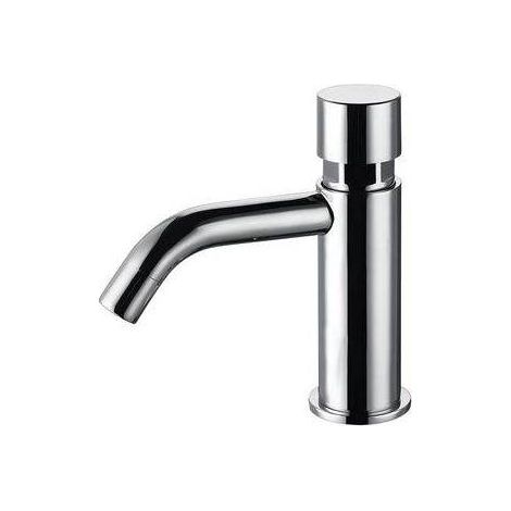 RUBINETTO TEMPORIZZATO TIME CANNA TONDA PER LAVABO Misura: Cromo