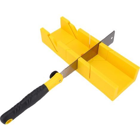 Boîte à onglets et ensemble de scies, main de coupe multi-angle pour bois, plastique, plaques de plâtre, métal souple (1/5)