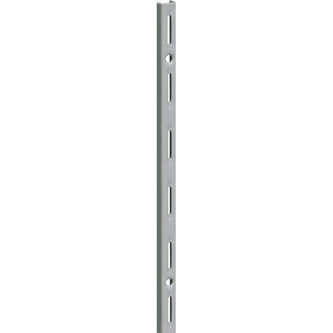 Cremagliera binario singolo - 100 cm. - grigio alluminio