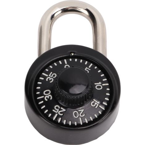 Ortviai Coffre-Fort Cadenas de Combinatión à Roulette Antidérobage Zingué Antidérobage Résistant aux Intrusions