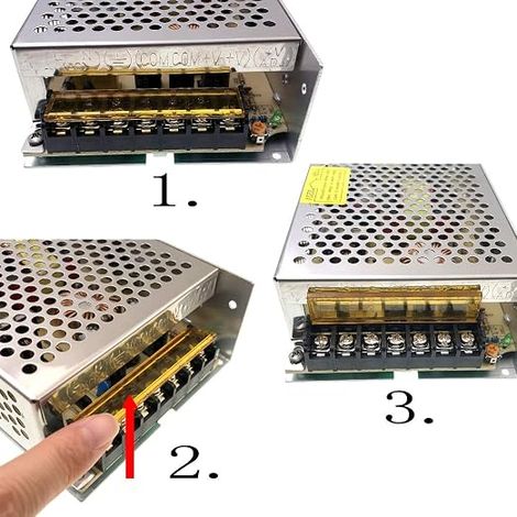 DC 24V 5A 120W Convertisseur Commutation Alimentation, CA 100V-240V à DC 24V Convertisseur Adaptateur d'alimentation de Commutation pour Bande Lumineuse LED, Imprimante 3D (1/2)