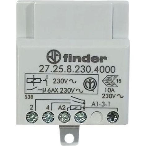 Relè ad impulsi EVO 4 sequenze 2NO 10A 230V AC 27.25.8.230.4000