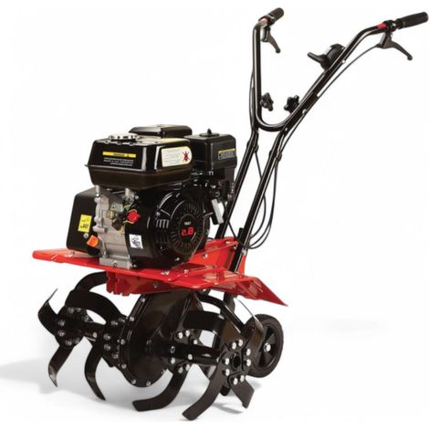 Motozappa a scoppio 212 cc 4 tempi con cambio marcia e retromarcia 62x43x75 cm