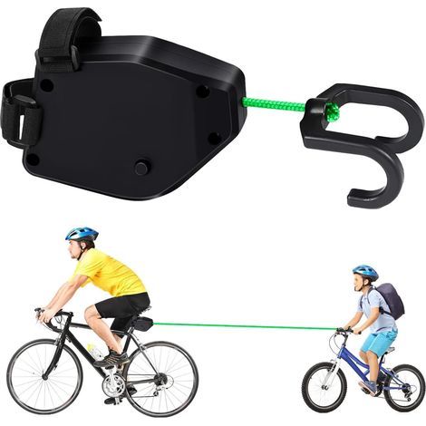 Corde de Remorquage de Vélo Rétractable,Barre Traction Velo Enfant,Câble de Traction,Corde de Traction pour Enfants,Corde de Traction pour VTT (1/5)