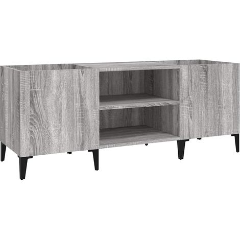 Maison Exclusive - Mobile Porta DiscGrigio Sonoma 121x38x48cm Legno Multistrato