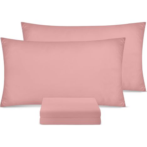 Filiyano – oreiller - Taille standard – Lot de 4 taies d'oreiller - Taille standard 50 x 75 cm - 100 % microfibre brossée, fermeture portefeuille (1/4)