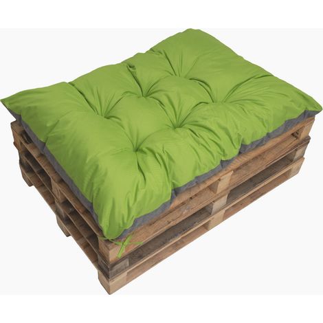 Coussin de palette 120x60cm, coussins de banc Citron vert, coussin de jardin, coussin extérieur/intérieur, coussins de canapé, coussin de palette