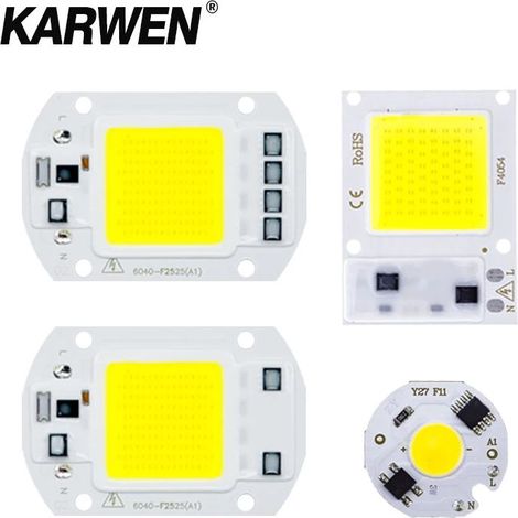 Lampes de croissance pour plantes (BLANC, Y27 3W) Ampoule LED COB 220V intelligente, sans driver, projecteur LED, éclairage ponctuel (1/5)