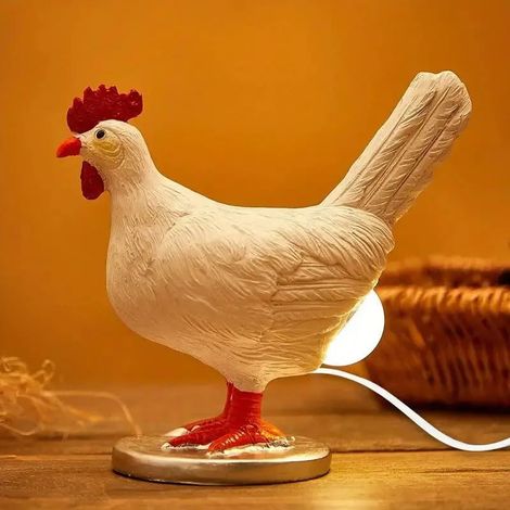 Veilleuse amusante en forme d'œuf de poule (1/5)
