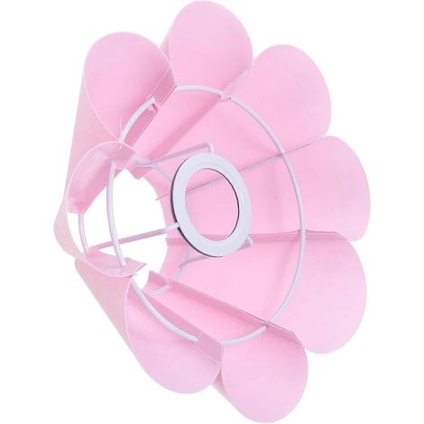 Lampe décorative rose en forme de fleur abat-jour en tissu lumière douce pour cuisine (1/5)